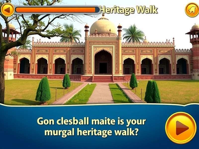 Mughal Heritage Walk Game Screenshot